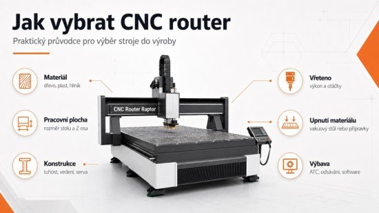 Průvodce výběrem CNC routeru