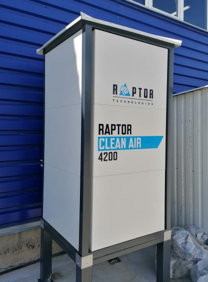 Industrial air filtration unit