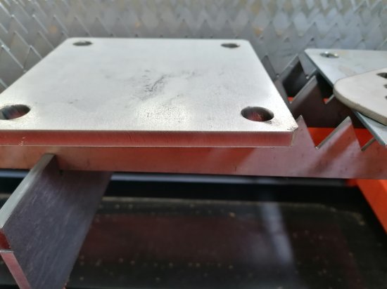 Raptor CNC plasma stainless steel sample